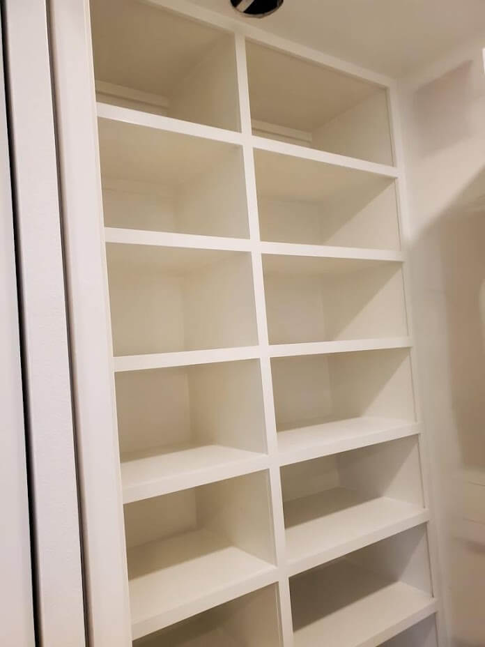 Built-In Shelves project