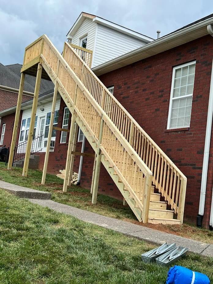  Wood Stair Project in nashville