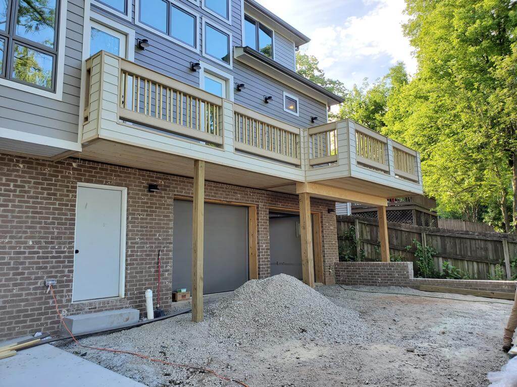 Custom deck remodeling project