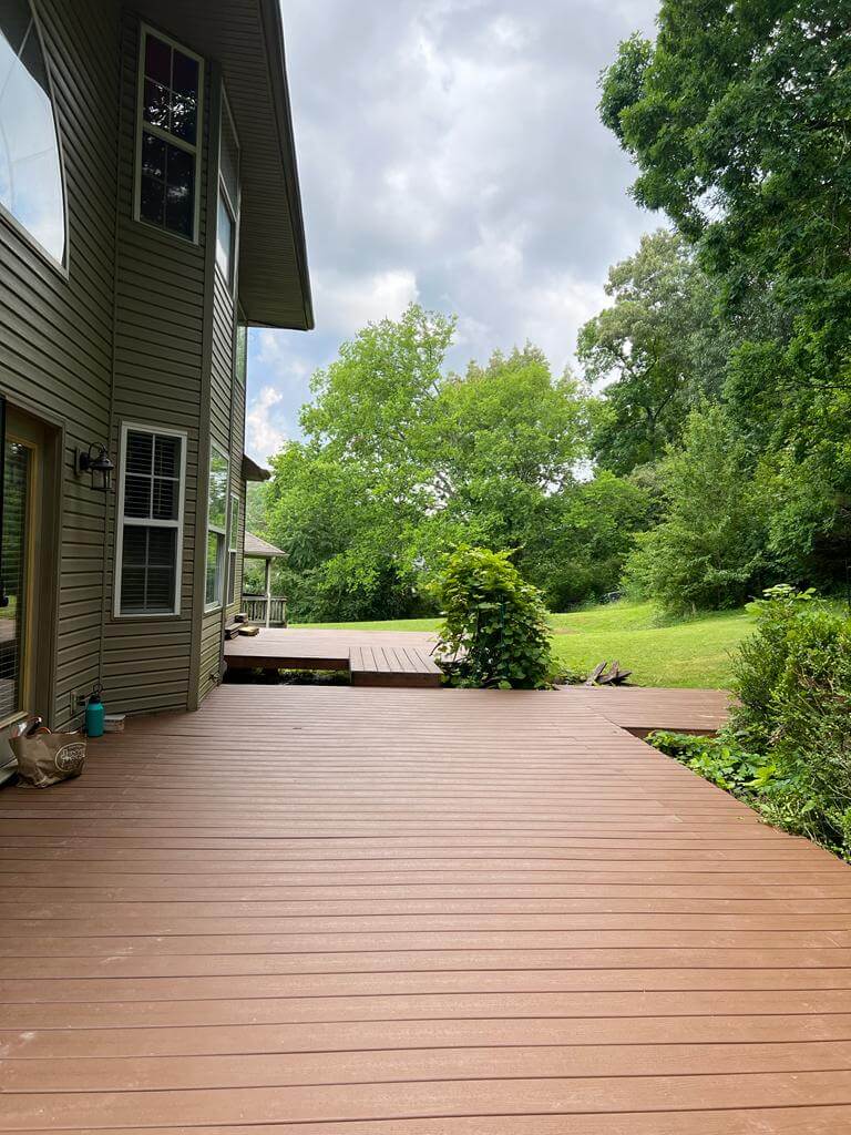 Backyard deck project